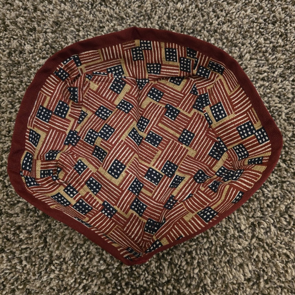 Longaberger Old Glory NEW Proudly American Little Star‎ Basket Liner ONLY